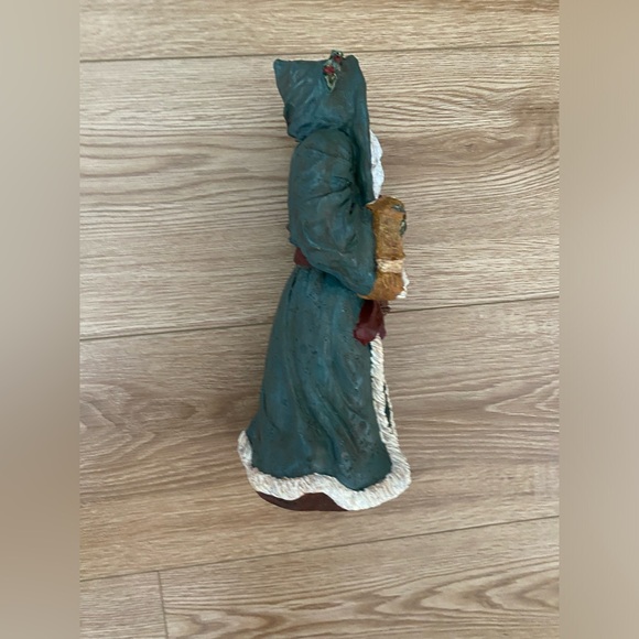Vintage Santa Figure In Green Robe - Picture 4 of 6